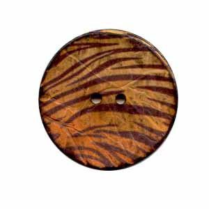Exotic Buttons 12701 - Tiger