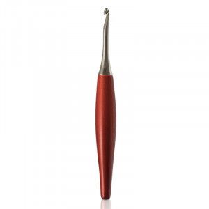 Furls Crochet Hooks Odyssey Red with Nickel