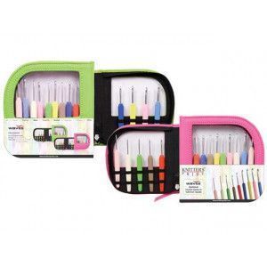 Crochet Hooks Sets Waves with Green Case