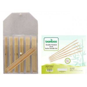 DP Sock Needles Set Bamboo 6" Sock Needle Set