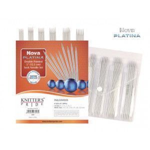 DP Sock Needles Set Nova Platina 5" Sock Needle Set