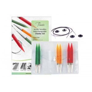 Trendz Acrylic Needles Interchangeable Chunky Set