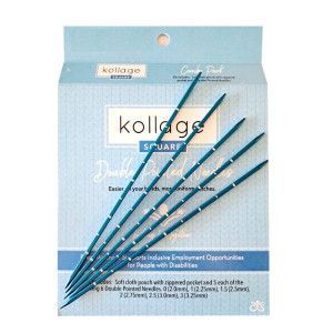 Kollage Square® Blue Double Pointed Needles Combo Pack