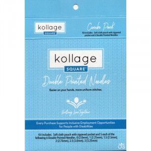 Kollage Square® Double Pointed Needles Combo Pack, 6"