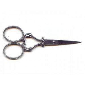 Embroidery Scissor 61661 - Victorian Pewter 4"
