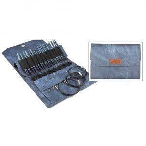 Lykke 3.5" Driftwood Interchangeable Gift Set in Indigo Pouch