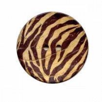 Exotic Buttons 12703 - Zebra
