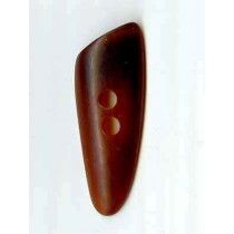 Lantern Moon Buttons Triangle Horn; amber 2 1-4 in