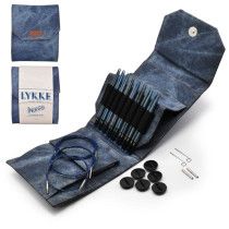 Lykke - 5" Indigo Starter Set in Azure Fabric Case