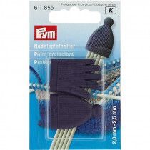Prym Point Protectors 855 - Plum-Blue set for 2-2.5 mm needles