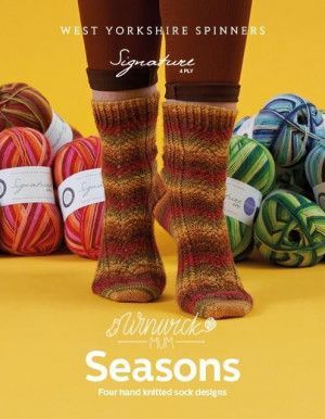 West Yorkshire Spinners patterns book - Seasons Socks Signature 4 Ply